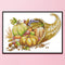 2 Strands Harvest Basketball Partial Embroidery Stamped Cross Stitch Home Decor Gift