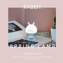 Cute Spring Night Lamp USB Rechargeable Bedside Light Creative Gifts (A)