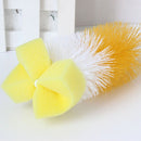 Home Head Spout Cup 360-degree Clean Sponge Bottle Brush Rotating Baby Nipple