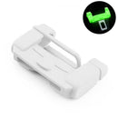 Luminous Car Seat Belt Buckle Clip Silicone Anti-Scratch Safety Cover White Y8F2