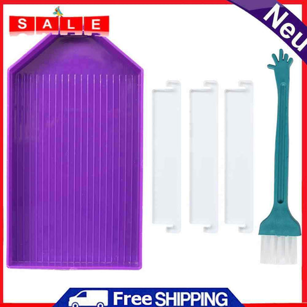 Large Capacity Bead Sorting Trays Diamond Rhinestone Plate for DIY Art Craft