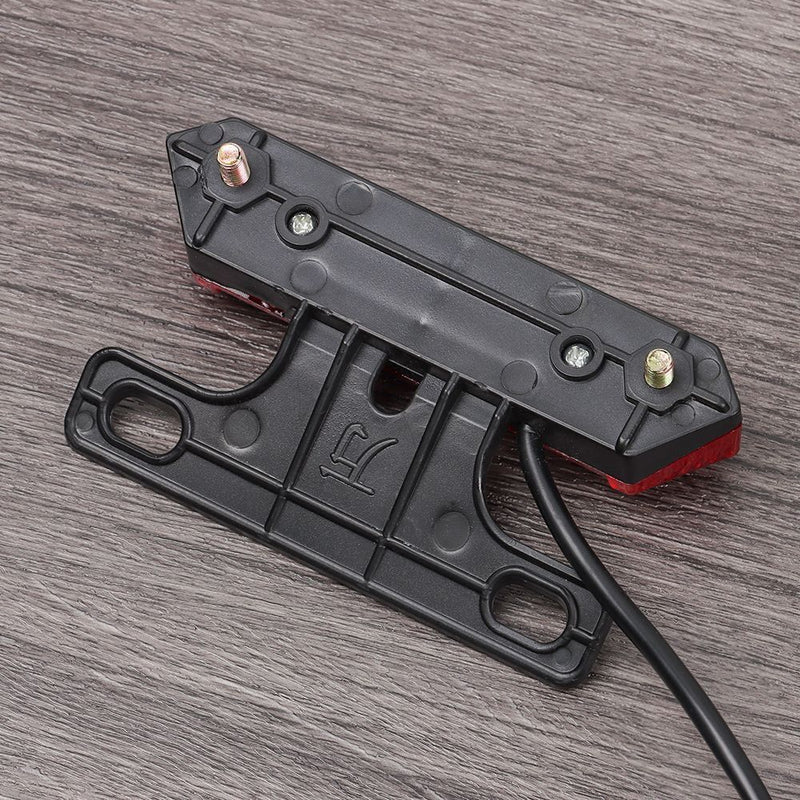 Electric Bicycle Accessories Tail LED Lamp E-bike Rear Light Safety Warning
