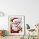 Diamond Painting Santa Full Round Drill Picture of Rhinestone DIY Drawing Kit
