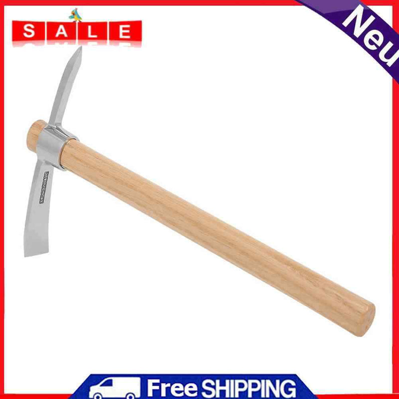 Stainless Steel Pickaxe Outdoor High Hardness Digging Camping Garden Hand Tools