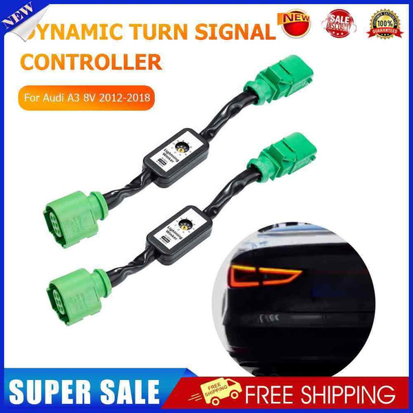 2pcs Dynamic Turn Signal Controller LED Left Right Taillight Module for A3 8V