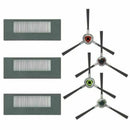 Main Brush + Filters + Side Brush for Ecovacs Robotics Deebot 900 901 Vacuum Part