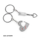 SODIUM Lover Keychain Couples - Arrow and I Love You Heart & Key - Go