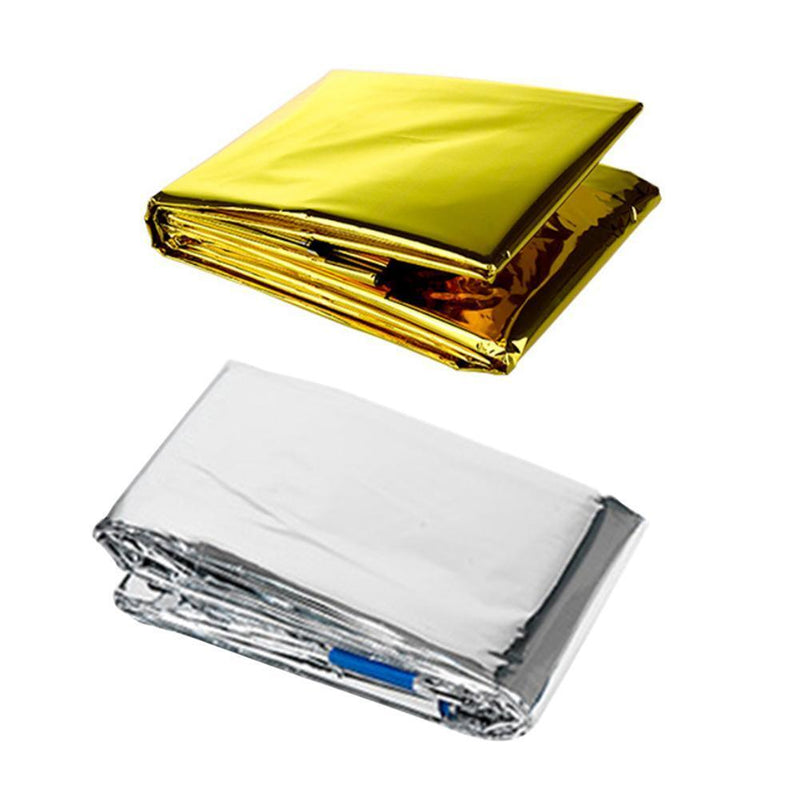 Outdoor Waterproof Emergency Blanket Thermal First Aid Rescue Survival Gear