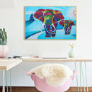 Part Drill Special-Shaped Diamond Painting Crystal Animal Elephant Mosaic