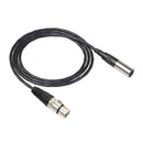 1m Mini XLR 3Pin Male to XLR 3Pin Female Camera Microphone Audio Cable  Newly