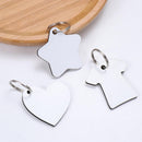 Key Rings Present Sublimation Blank Keychain MDF Material Blank Key chain