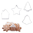 Tools Sugar Craft Plunger Mould Christmas Fondant Cake Mold Cookie Cutter