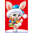 #A 5D DIY Diamond Painting Christmas Cartoon Kits Full Round Drill Wall Decor Ar