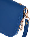 Fashion Lady Women Leather Clutch Wallet Long Card Holder Case Purse(Blue)