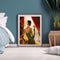 Women Singer Wear Dress Frameless Digital Paint Hand Painted Oil Picture Deco