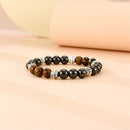 Jewelry Healing Magnetic Pain Relief Hematite Bead Bracelet Bangle Eye Stone