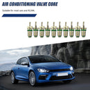 10pcs/set A/C Valve Cores Green for R134a Car Automobile Air Conditioning Valve