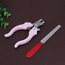 2pcs/Set Stainless Steel Nail Clipper Claw Cutter Dog Cat Puppy Pet Professional