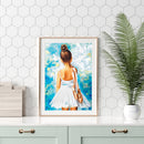5D DIY Diamond Painting Ballet Girl Full Drill Embroidery Craft Set Home De