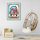 5D DIY Partial Special Shaped Drill Diamond Painting Gnome Pattern Decor 30x4