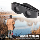 Fishing Telescope Glasses ABS Frame Outdoor Magnifier Binoculars Eyewear Black
