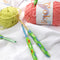 9pcs 2.25-6.5mm Soft Alumina Crochet Hooks Knitting Needle for Yarn Craft