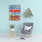 Umbrella Flower Drawing Frameless DIY Oil Paint by Number Canvas Home Decor