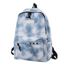 #A Casual Tie Dye Backpack Women Gradient Chain Travel Backpack Daypack for Sh