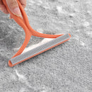 Lint Remover Pet Hair Fuzz Fabric Shaver Coat Clothes Fluff Brush (Orange)
