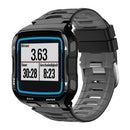 Silicone Strap Bracelet Watch Band for Garmin Forerunner 920XT (Black Gray)