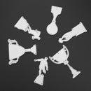 Lookthenbuy 6 Piece Wine Glass Punching Stencils Stencils Scrapbooking Embossing DIY