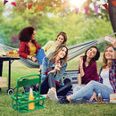 Portable Beer Rack Foldable Plastic Beer Basket Durable Wine Rack (Green) Newly