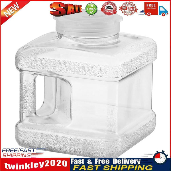 5L PC Transparent Water Bucket Portable Tea Drink Water Storage Container Newly