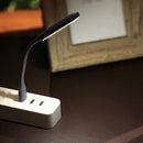 LED USB Lamp Mini Portable Laptop Book Reading Desk Night Lighting (Black) Newly