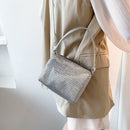 Women Rhinestone Shoulder Bag Fashion Diamond Clutch Purse Chain Crossbody Bag
