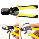 7"" Wire Cable Stripper Crimper Alloy Steel Peeling Clamping Scissors Tools