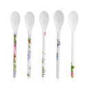 Flatware Tea Children Long Handle Coffee Sugar Melamine Scoop Porcelain Spoon