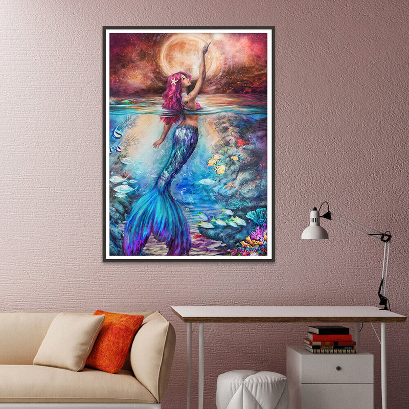 5D DIY Full Drill Diamond Painting Beauty Embroidery Craft Kits Bedroom Wall Art