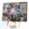 Oil Paint By Numbers Picture DIY Painting Colorful Flower Acrylic Paint Decor