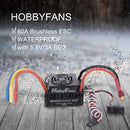 HobbyFans BL 3650 Waterproof Brushless Motor 60A ESC w/ Heat Sink (3100KV)