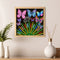 Diamond Painting Partial Special Drill Flower Glasses Picture of Rhinestone