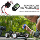 5V 2A BEC Waterproof F540 Brushed Motor 20T+60A ESC for 1/10 RC Racing Car