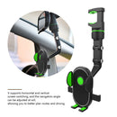 Car Phone Holder 960 Rotatable Rearview Mirror Hanging Bracket (Green) Newly