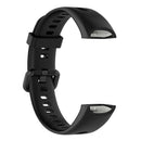 Silicone Soft Sports Smart Bracelet Wristband for Honor Band 5i (Black)