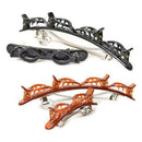 Barrettes Doul Layer Hair Clips Styling Clip Double Bangs Hairstyle Hairpin