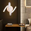 Spiral LED Wall Light Bedside Aisle Bedroom Decorative Lamp (Warm Light) Newly