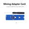 M.2 to USB 3.0 Adapter M2 M Key to USB 3.0 Female for Mining PCIe X4 Riser Card