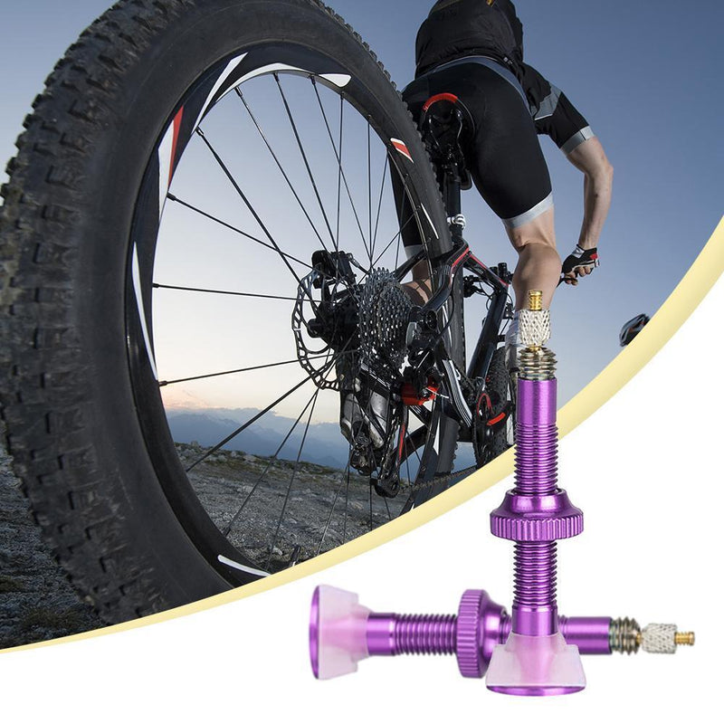 2pcs 40/60mm MTB Road Ultra-light Bike Tubeless Presta Valve Core for Bicycle
