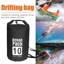 Waterproof Dry Bag Pack Sack Swimming Kayaking River Trekking (10L Black) Newly