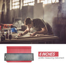Plastic Profile Copy Gauge Contour Duplicator Standard Marking Tools (Red) Newly